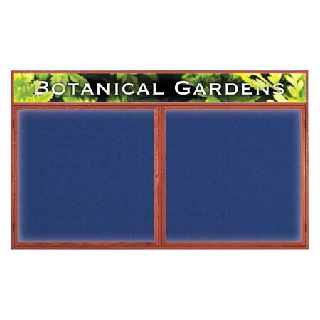 United Visual Products Open Faced Traditional Rounded Corkboard UV641ARC-WHITE-SURF